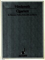 Quartet fur Klarinette Violine Violoncello und Klavier