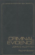 CRIMINAL EVIDENCE  FOURTH EDITION