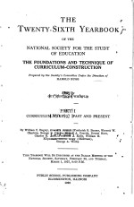 THE TWENTY-SIXTH YEARBOOK OF THE NATIONAL SOCIETY FOR THE STUDY OF EDUCATION