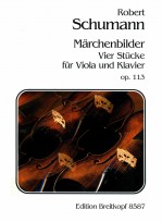 Marchenbilder four pieces for Viola Violine and piano op.113 EB 8587