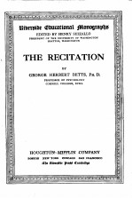 THE RECITATION