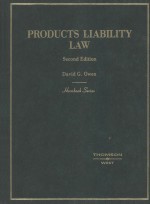 PRODUCTS LIABILITY LAW  SECOND EDITION