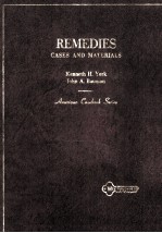 CASES AND MATERIALS ON REMEDIES