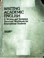 WRITING ACADEMIC ENGLISH  A Writing and Sentence Structure Workbook for International Students