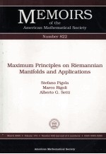 Memoirs of The American Mathematical Society Number 822 Maximum Principles on Riemannian Manifolds a