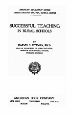 SUCCESSFUL TEACHING IN RURAL SCHOOLS