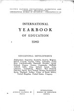 INTERNATIONAL YEARBOOK OF EDUCATION 1949