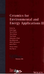 geramics for environmental and energy applications II  geramic transactions