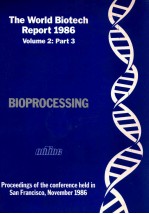 Bioprocessing:proceedings of the conference held in San Francisco