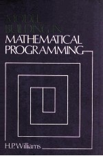 Model Building In Mathematical Programming