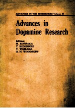 ADVANCES IN THE BILSCIENCES VOLUME 37 ADVANCES IN DOPAMINE RESEARCH