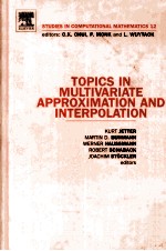 Topics in Multivariate Approximation and Interpolation