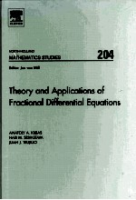 Theory and Applications of Fractional Differential Equations