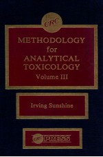 Methodology for Analytical Toxicology  Vol. 3