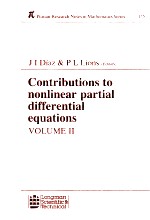 Pitman Research Notes In Mathematics Series 155 Contributions To Nonlinear Partial Differential Equa