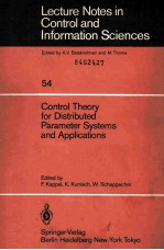 control theory for distributed parameter systems and applications