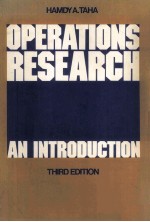 OPERATIONS RESEARCH AN INTRODUCTION THIRD EDITION