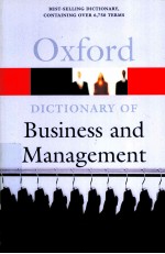 A DICTIONARY OF BUSINESS AND MANAGEMENT  FOURTH EDITION