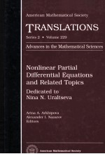 NONLINEAR PARTIAL DIFFERENTIAL EQUATIONS AND RELATED TOPICS DEDICATED TO NINA N.URALTSEVA