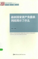 最新国家资产负债表到底揭示了什么