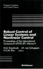 Robust Control of Linear Systems and Nonlinear Control Proceedings of the International Symposium MT