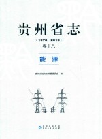 贵州省志  1978-2010  卷18  能源