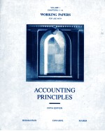 ACCOUNTING PRINCIPLES  FIFTH EDITION  VOLUME 1 CHAPTERS 1-14 WORKING PAPERS FOR USE WITH