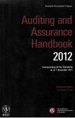 CHARTERED ACCOUNTANTS PROGRAM  AUDITING AND ASSURANCE HANDBOOK 2012  INCORPORATING ALL THE STANDARDS