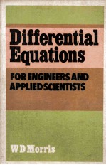 DIFFERENTIAL EQUATIONS FOR ENGINEERS AND APPLIED SCIENTISTS