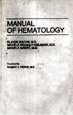 Manual of hematology