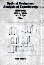 Optimal Design and Analysis of Experiments