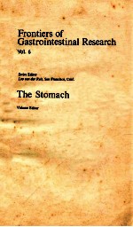 FRONTIERS OF GASTROINTESTINAL RESEARCH VOL.6 THE STOMACH