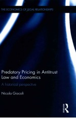 predatory pricing in antirust law and economics a historical perspective