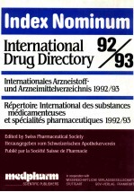 Index nominum : international drug directory 1992/1993