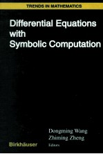 DIFFERENTIAL EQUATIONS WITH SYMBOLIC COMPUTATION