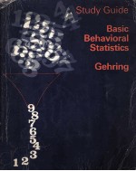 Study Guide Basic Behavioral Statistics