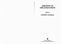 EMOTION IN ORGANIZATIONS