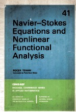 NAVIER-STOKES EQUATIONS AND NONLINEAR FUNCTIONAL ANALYSIS