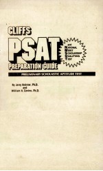 Cliffs preliminary scholastic aptitude test and national merit scholarship qualitying test (NMSQT) :