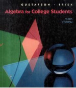 ALGEBRA FOR COLLEGE STUDENTS THIRD EDITION