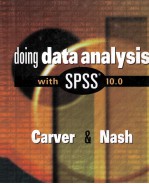 Doing Data Analysis with SPSS 10.0