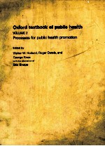 OXFORD TEXTBOOK OF PUBLIC HEALTH VOLUME 2