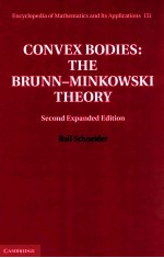 encyclopedia of mathematics and its applications  convex bodies:the brunn-minkowski theory second ex