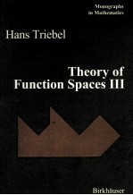 THEORY OF FUNCTION SPACES III