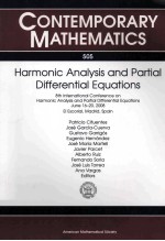 Contemporary Mathematics 505 Harmonic Analysis And Partial Differential Equations