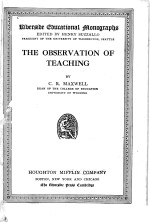 THE OBSERVATION OF TEACHING