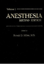 ANESTHESIA  SECOND EDITION  VOLUME 1