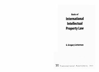 BASICS OF INTERNATIONAL INTELLECTUAL PROPERTY LAW