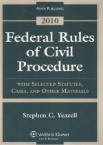 FEDERAL RULES OF CIVIL PROCEDURE  WITH SELECTED STATUTES