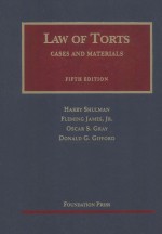 LAW OF TORTS  CASES AND MATERIALS  FIFTH EDITION